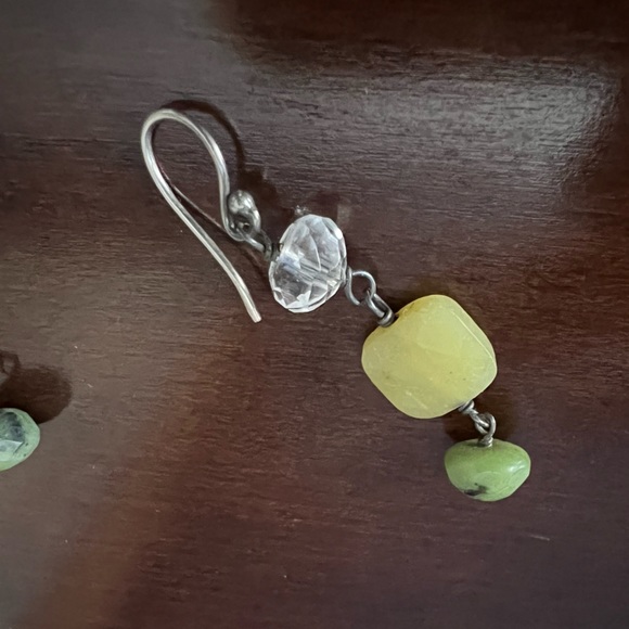 Silpada Natural Stone Earrings - Picture 3 of 4